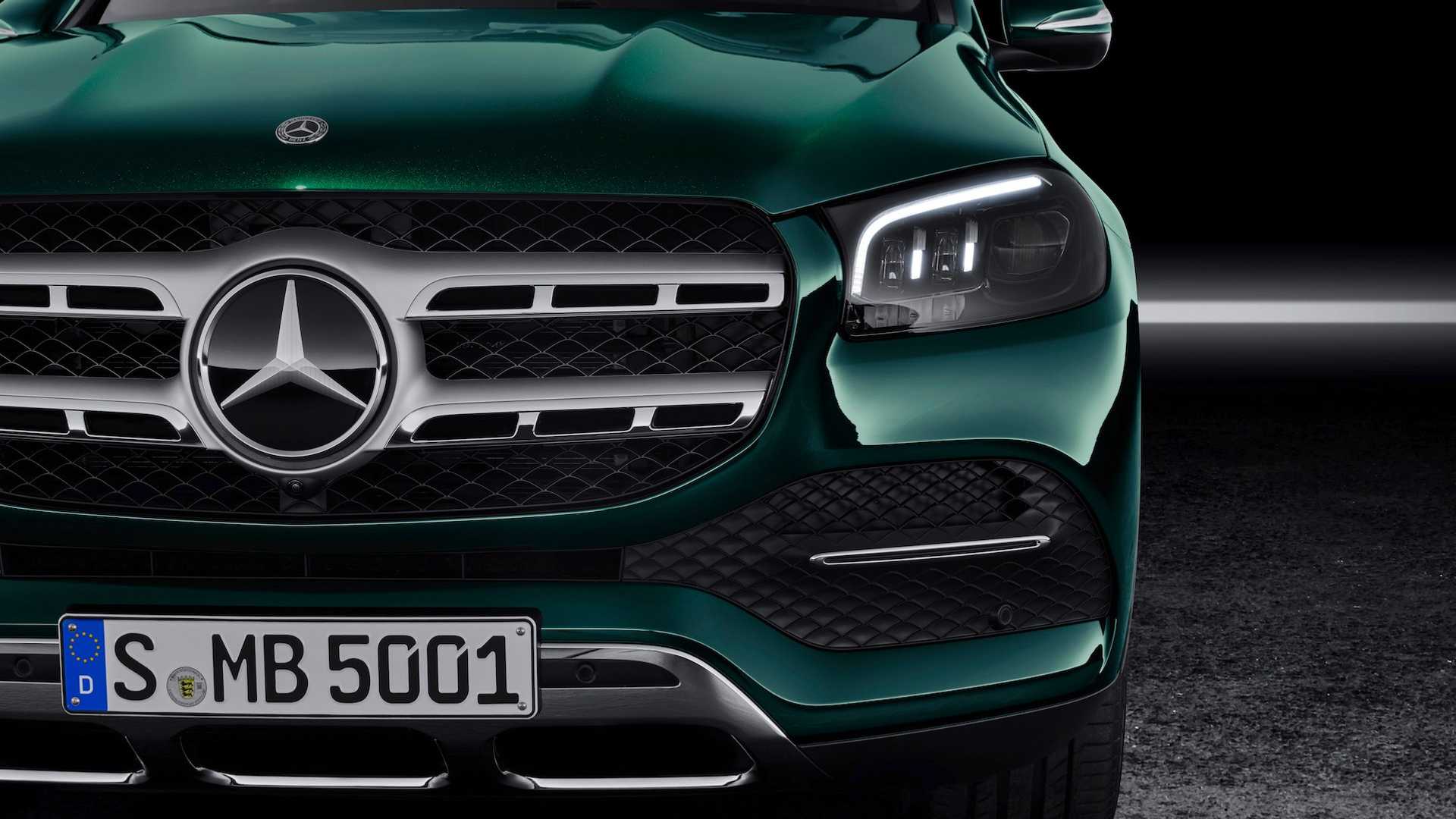 2020 Mercedes-Benz GLS (Color: Emerald Green) Grill Wallpapers #83 of 95