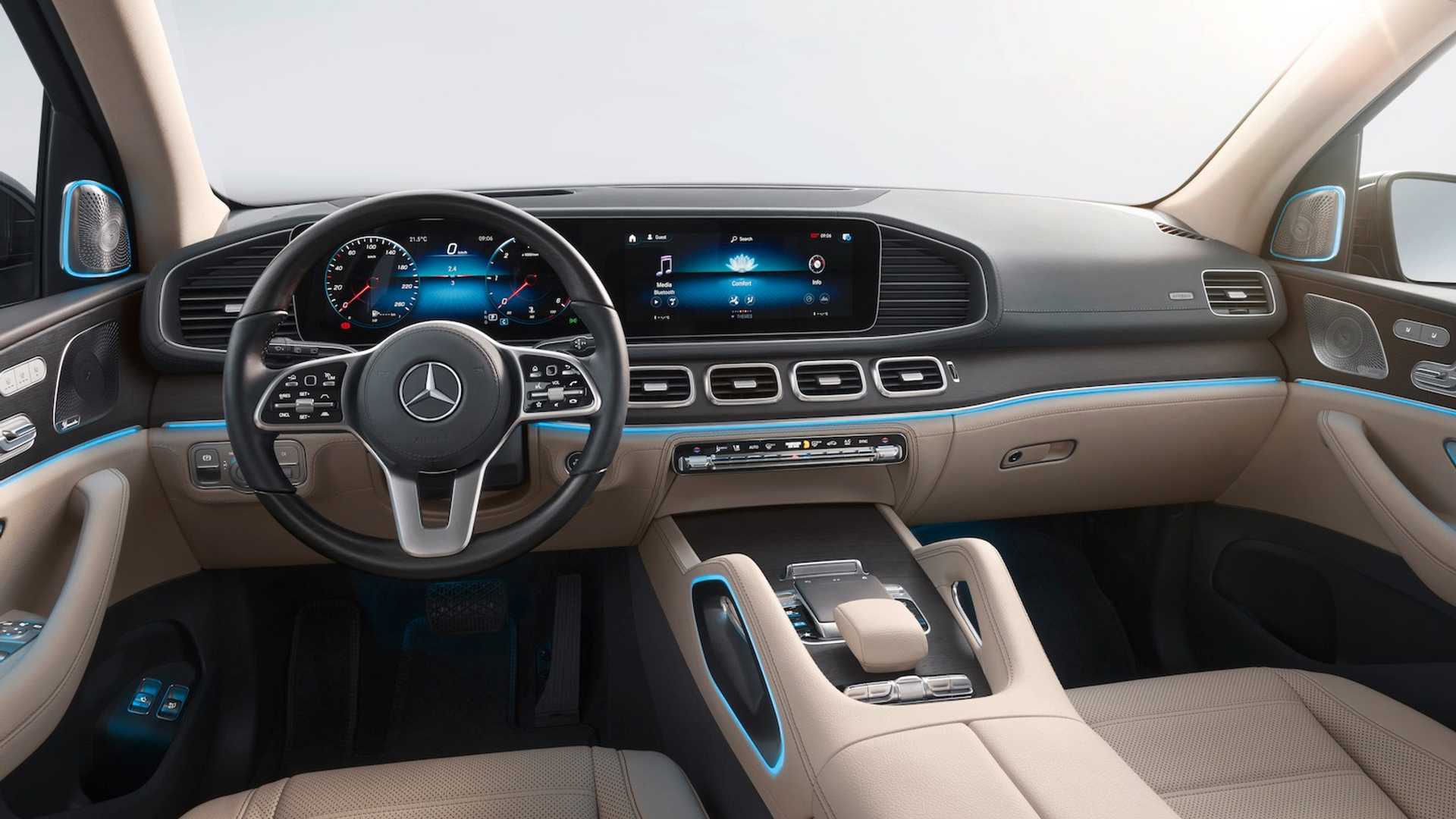 2020 Mercedes Benz Gls Color Emerald Green Interior Cockpit