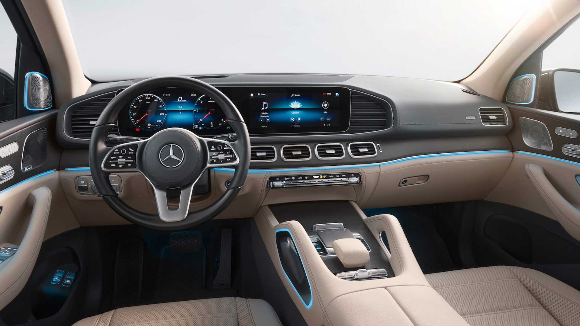 2020 Mercedes-Benz GLS (Color: Emerald Green) Interior Cockpit Wallpapers #94 of 95