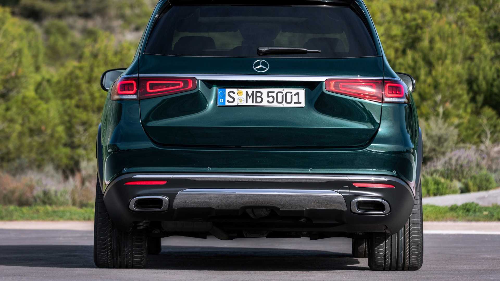 Мерседес GLS зеленый изумруд