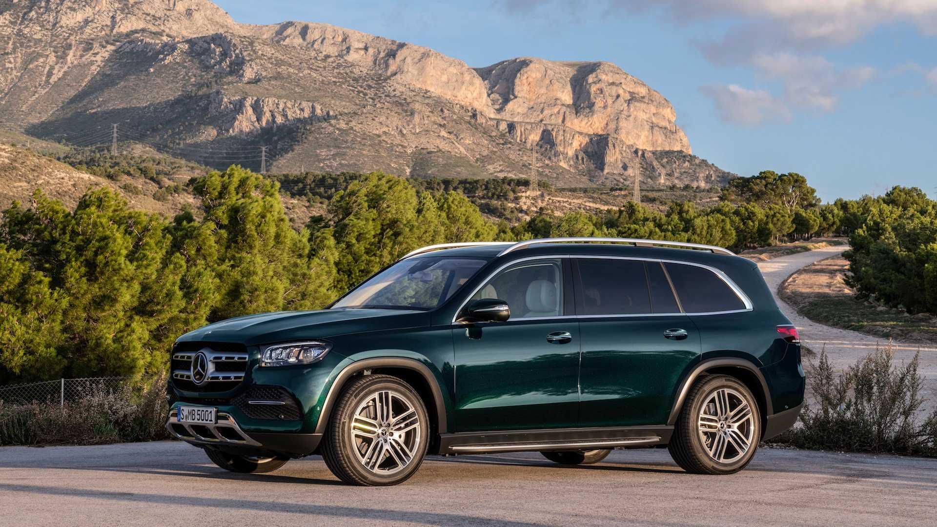 2020 Mercedes-Benz GLS (Color: Emerald Green) Side Wallpapers #58 of 95