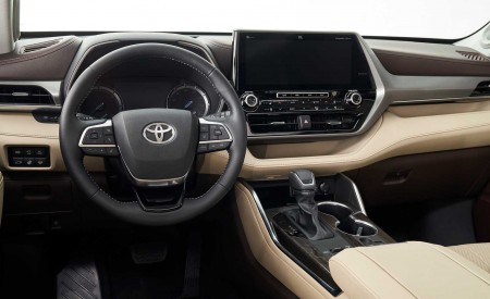 2020 Toyota Highlander Interior Steering Wheel Wallpapers 450x275 (11)
