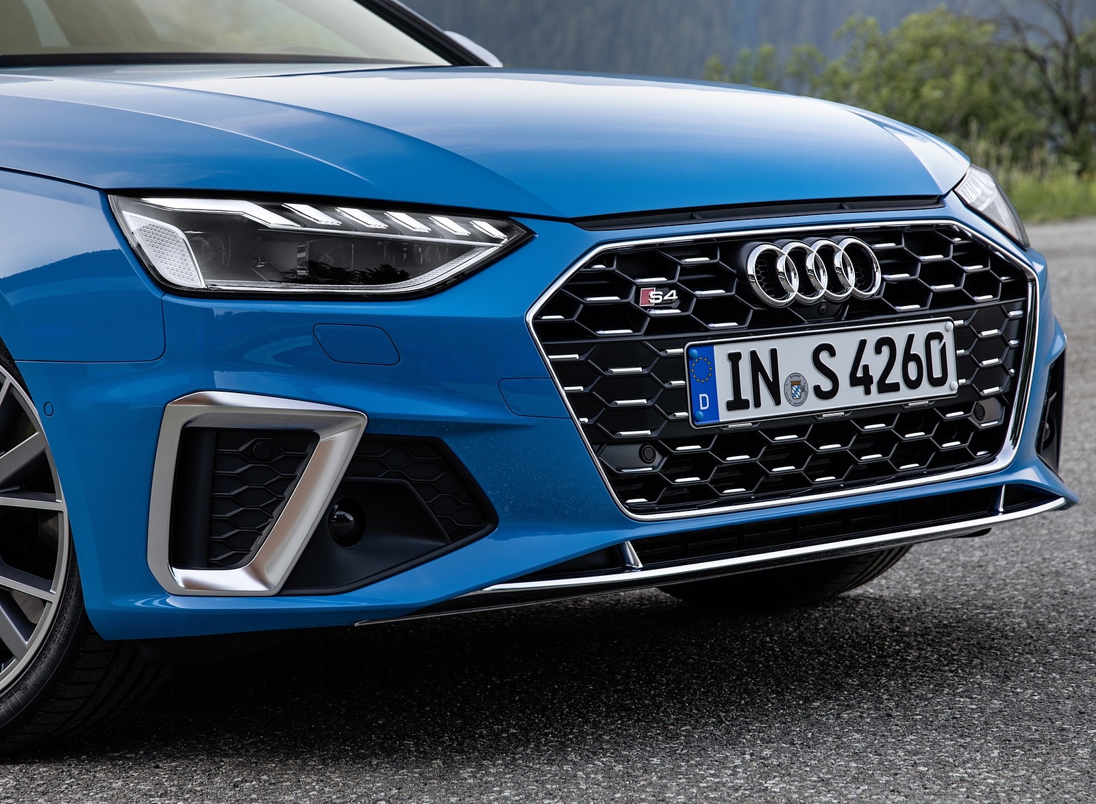 2019 Audi S4 TDI (Color: Turbo Blue) Front Three-Quarter Wallpapers #19 of 39
