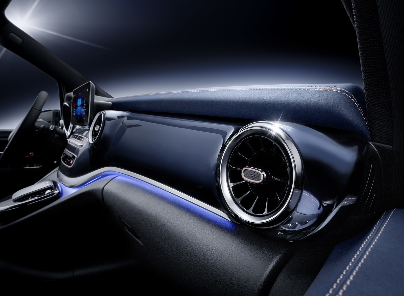 2019 Mercedes-Benz Concept EQV Interior Cockpit Wallpapers #32 of 34