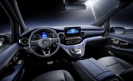 2019 Mercedes-Benz Concept EQV Interior Cockpit Wallpapers 450x275 (31)