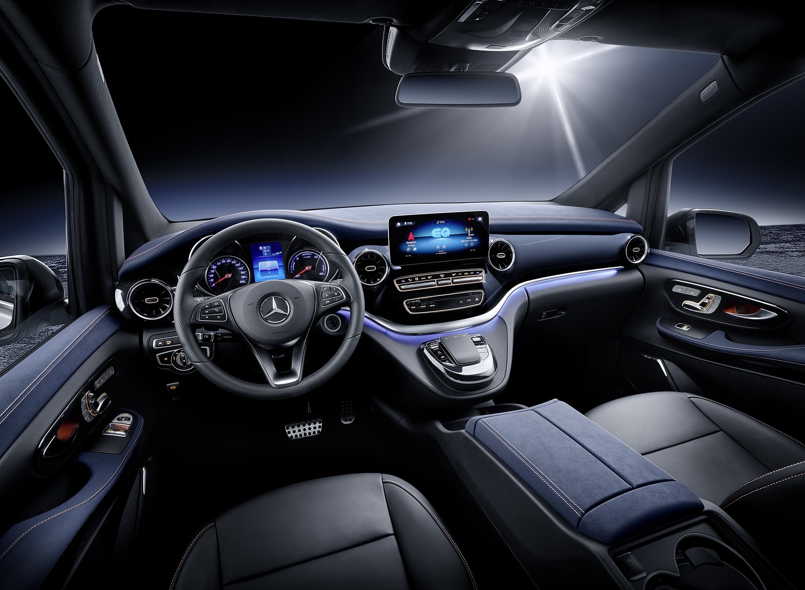2019 Mercedes-Benz Concept EQV Interior Cockpit Wallpapers #31 of 34