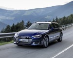 2020 Audi A4 Avant (Color: Navarra Blue) Front Three-Quarter Wallpapers 150x120