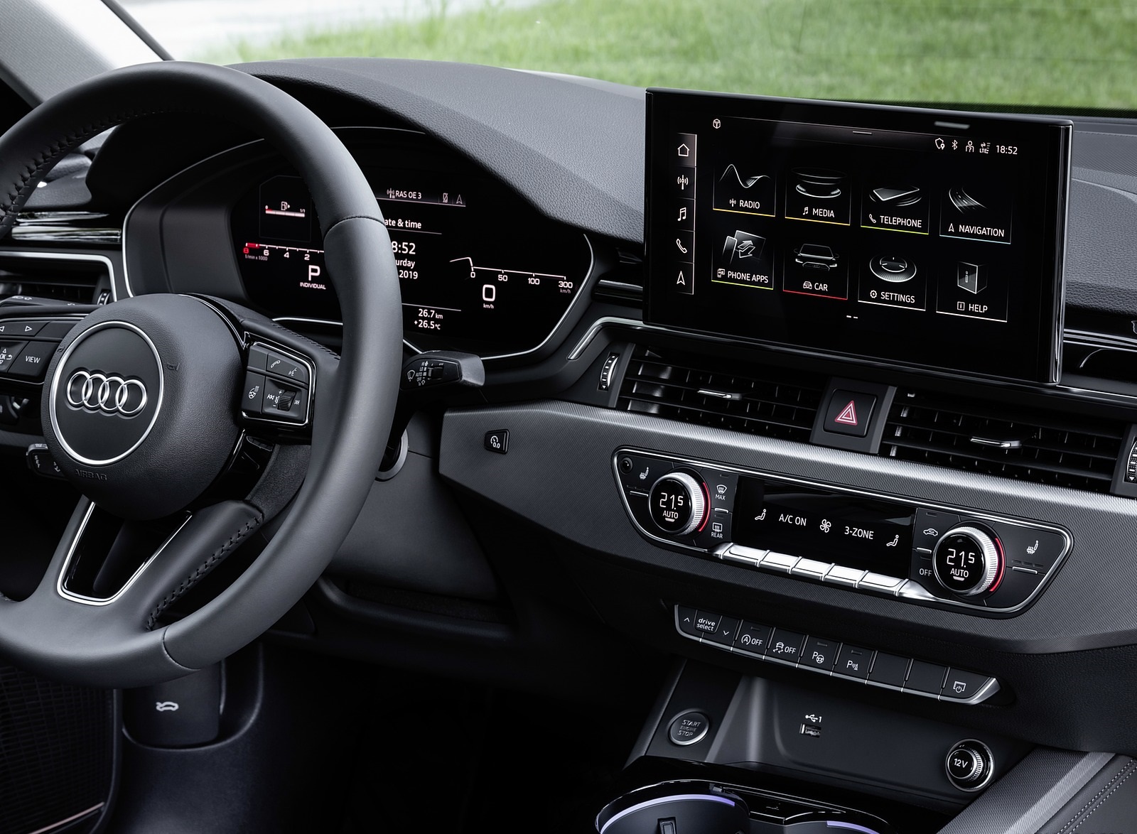 2020 Audi A4 Central Console Wallpapers #25 of 37