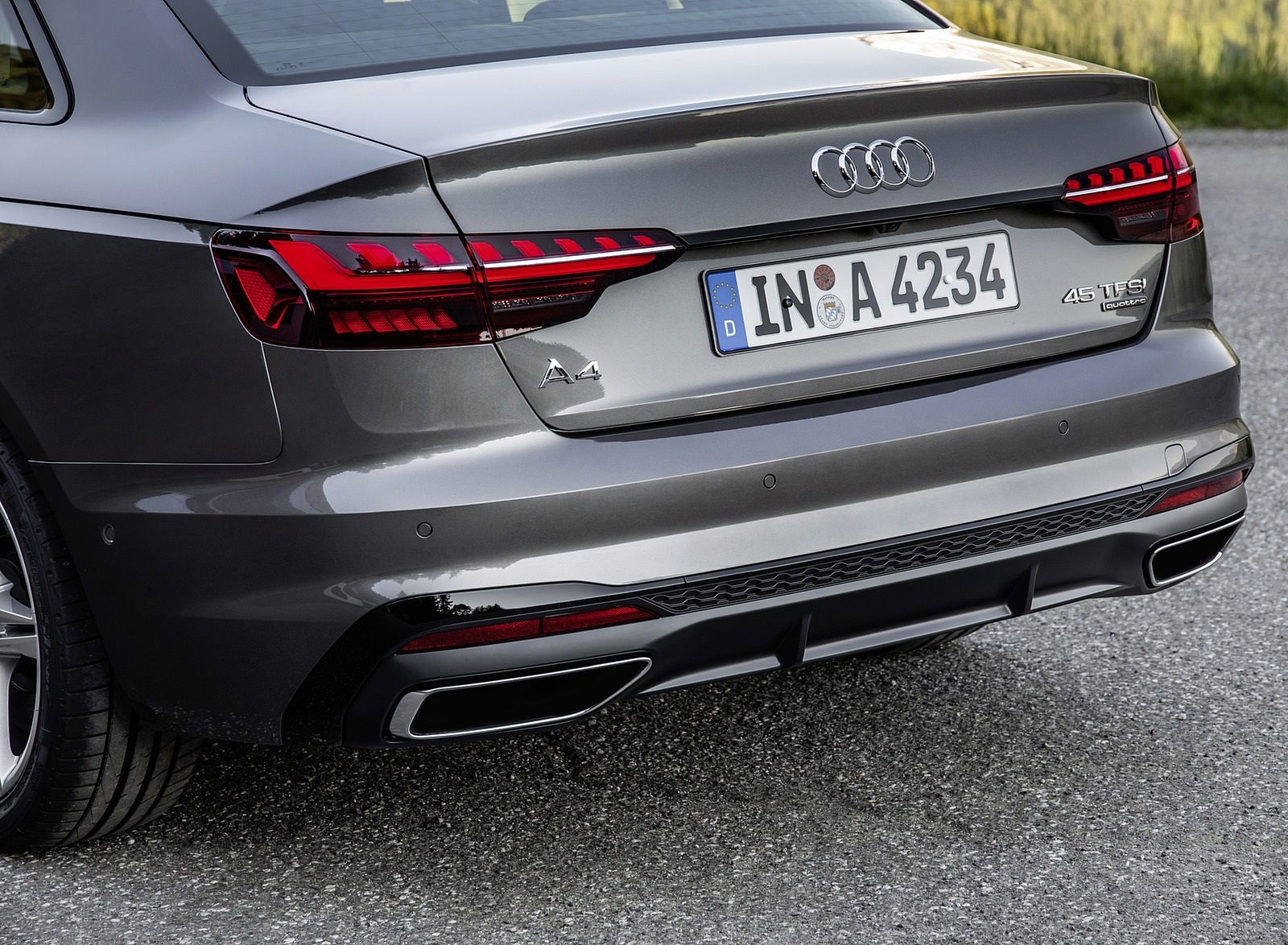 2020 Audi A4 (Color: Terra Gray) Rear Wallpapers #18 of 37