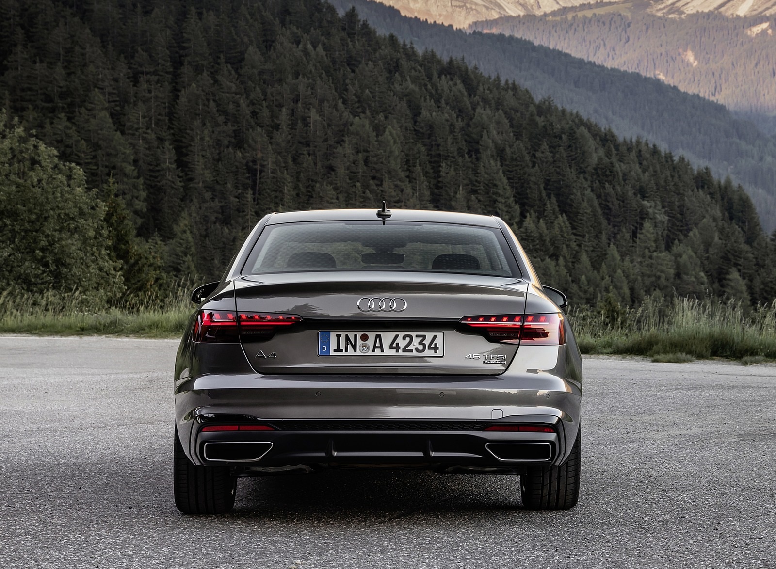 2020 Audi A4 (Color: Terra Gray) Rear Wallpapers #14 of 37