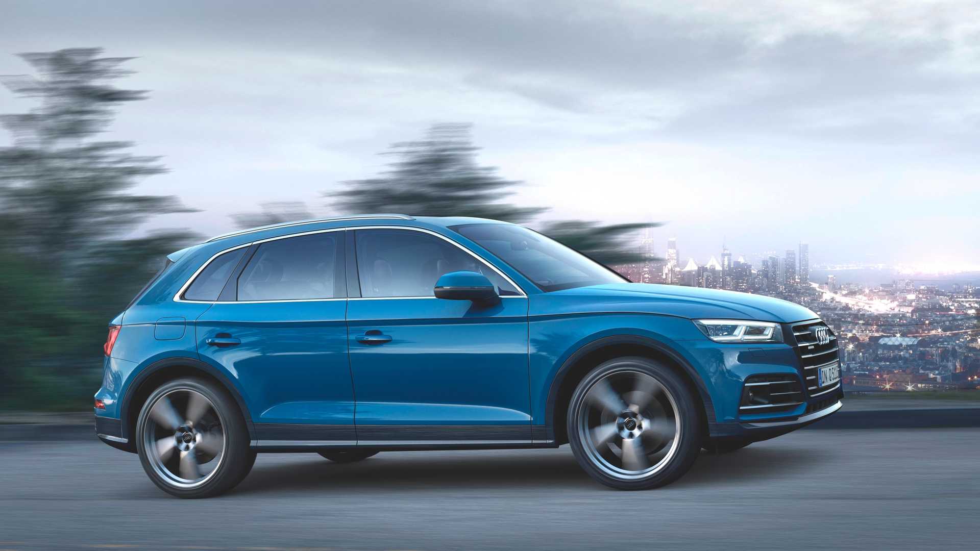 2020 Audi Q5 55 TFSI e quattro Plug-in Hybrid (Color: Turbo Blue) Side Wallpapers #150 of 154