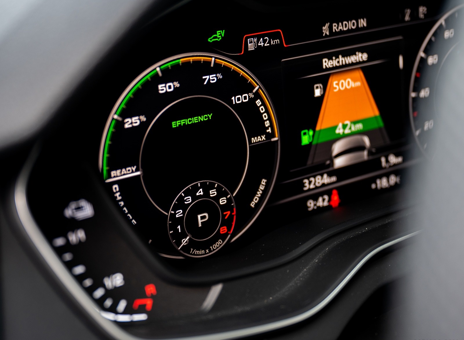 2020 Audi Q5 TFSI e Plug-In Hybrid Digital Instrument Cluster Wallpapers #50 of 154