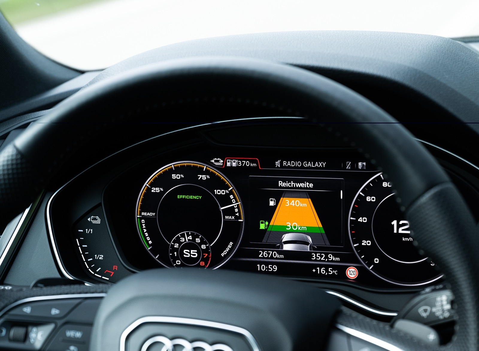2020 Audi Q5 TFSI e Plug-In Hybrid Digital Instrument Cluster Wallpapers #57 of 154