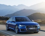 2020 Audi S6 Sedan TDI (Color: Navarra Blue) Front Three-Quarter Wallpapers 150x120 (2)