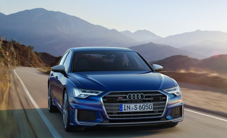 2020 Audi S6 Sedan TDI (Color: Navarra Blue) Front Wallpapers  450x275 (3)