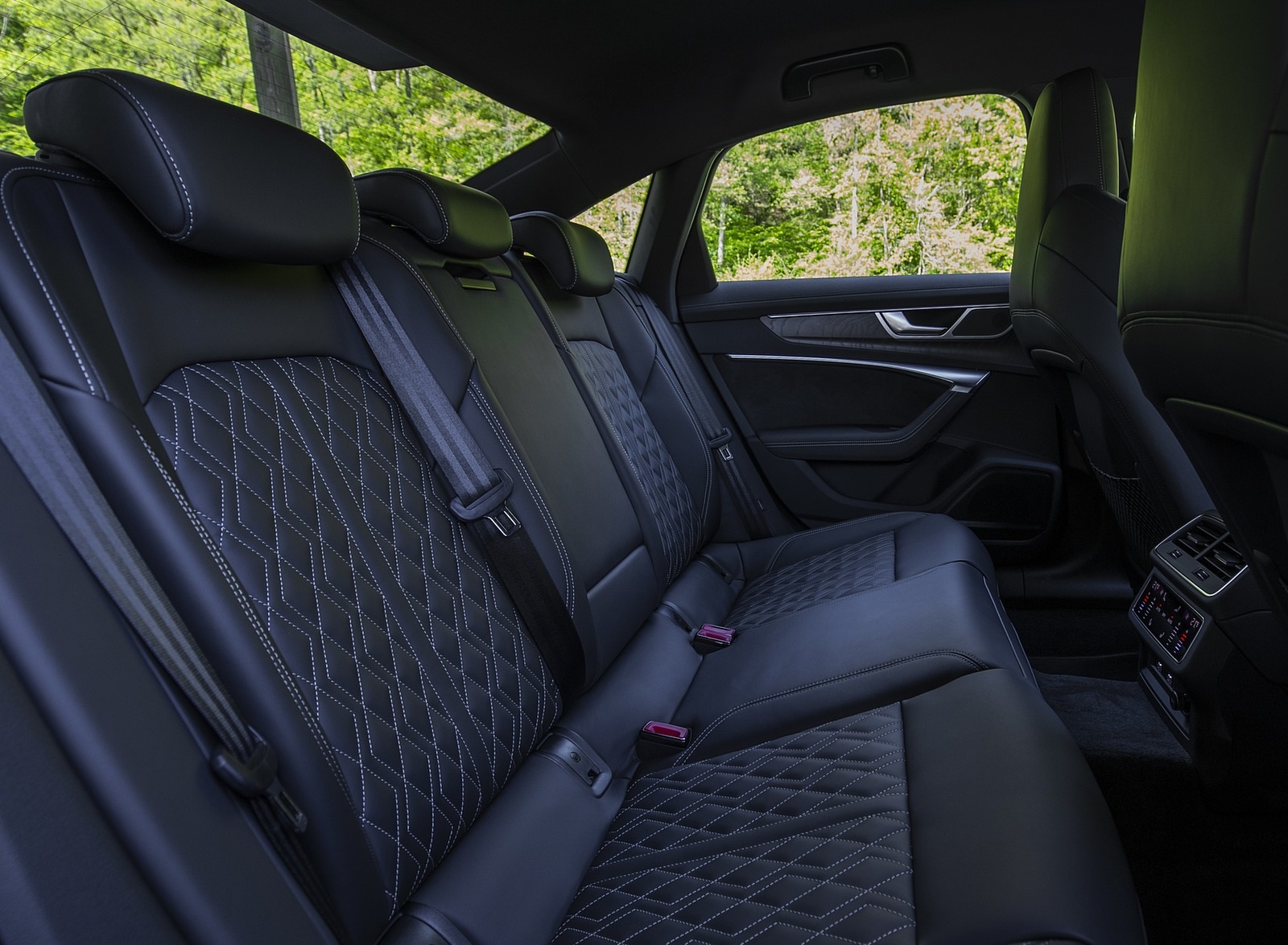 2020 Audi S6 Sedan TDI Interior Rear Seats Wallpapers #52 of 68