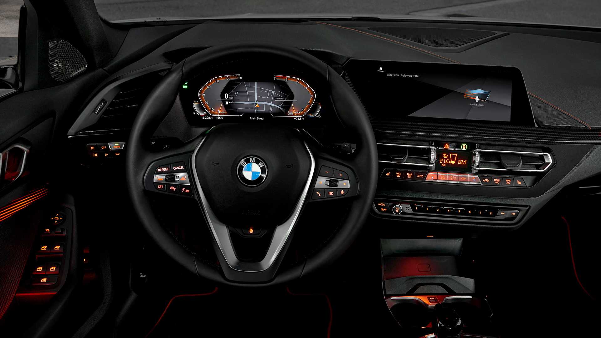 2020 BMW 1-Series 118i (Color: Mineral white Metallic) Interior Steering Wheel Wallpapers #29 of 66