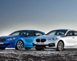 2020 BMW 1-Series 118i (Color: Mineral white Metallic) and BMW M135i xDrive Wallpapers 150x120