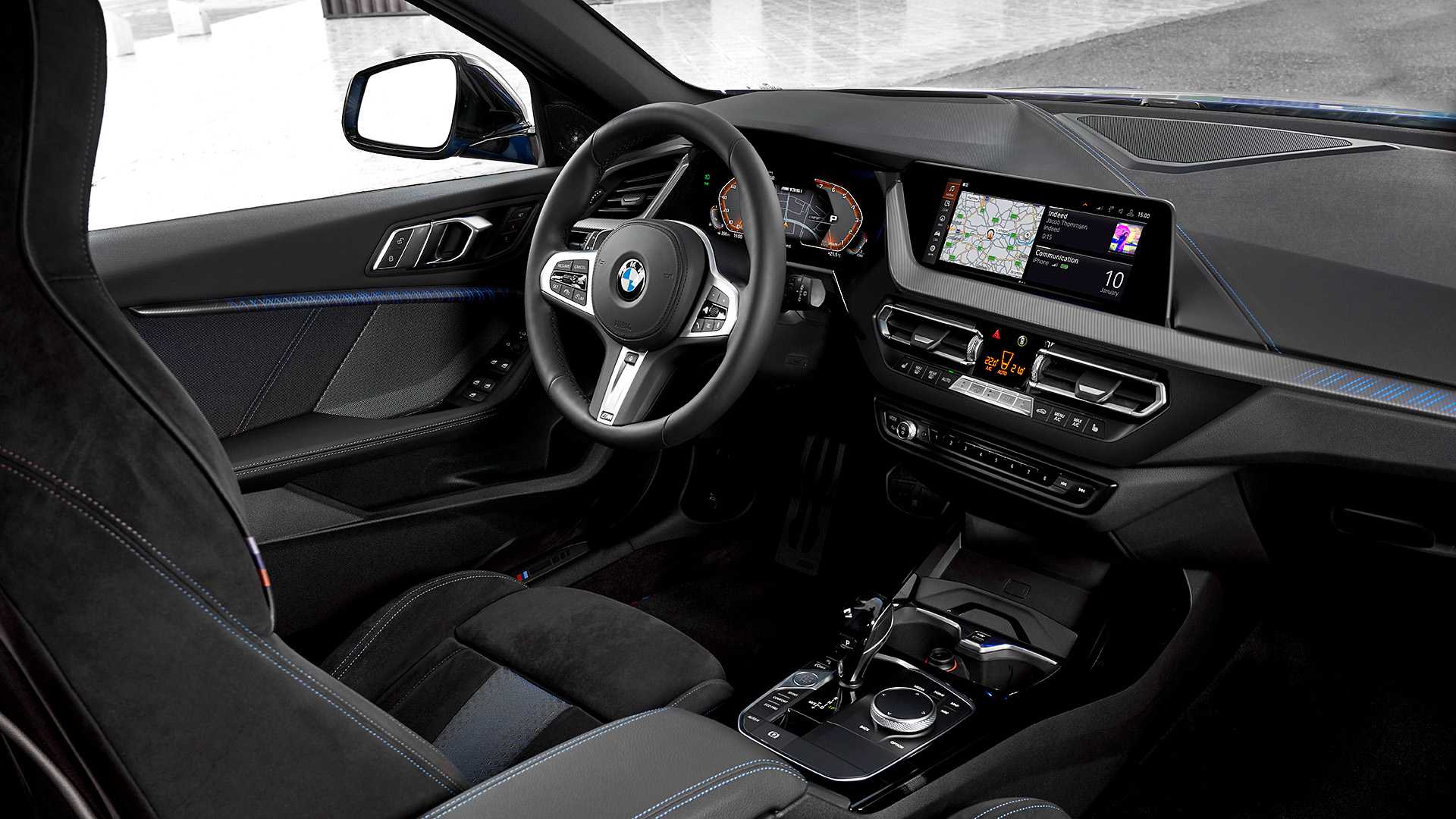 2020 BMW M135i xDrive (Color: Misano Blue Metallic) Interior Cockpit Wallpapers #48 of 55