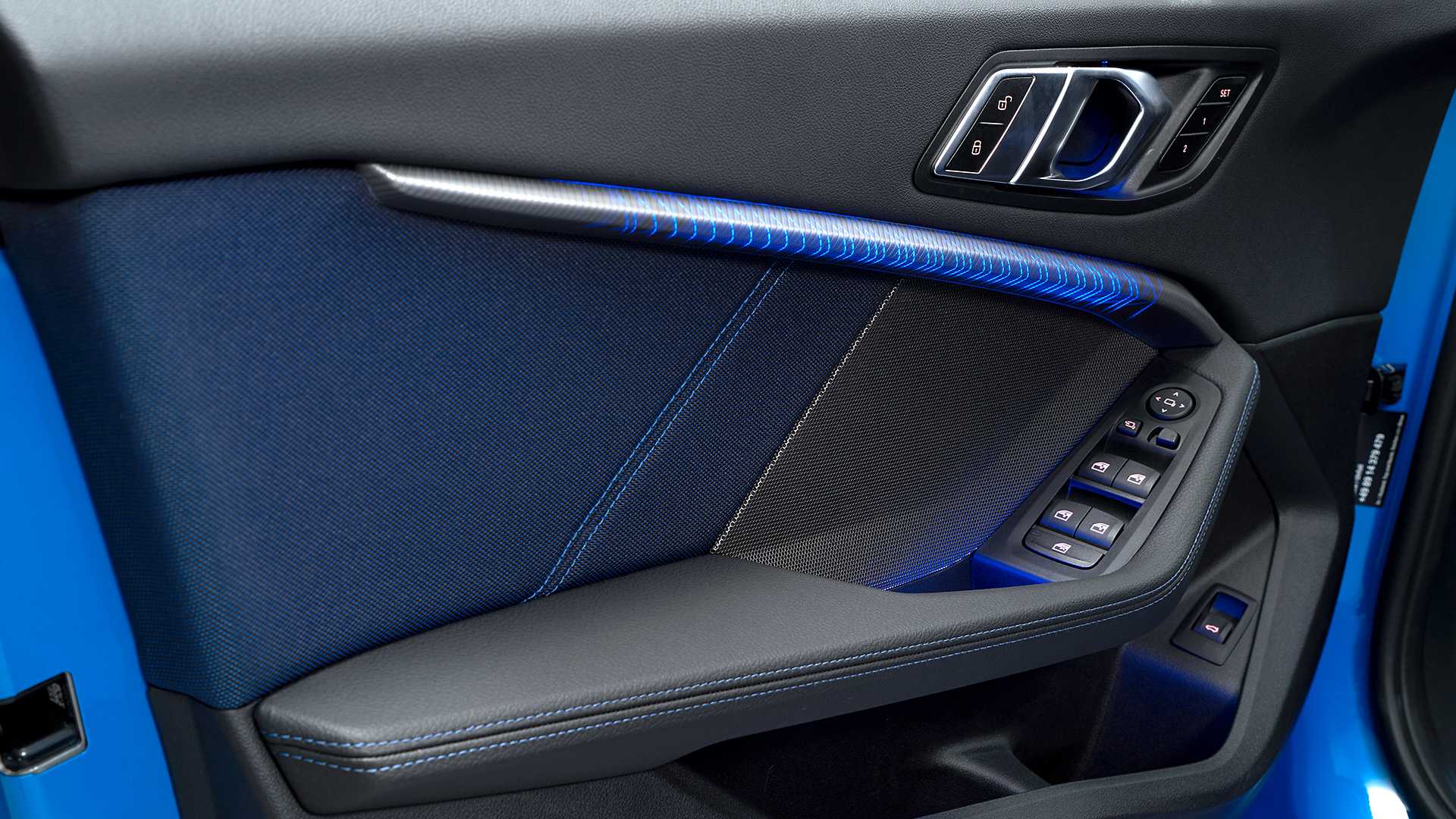 2020 BMW M135i xDrive (Color: Misano Blue Metallic) Interior Detail Wallpapers #45 of 55