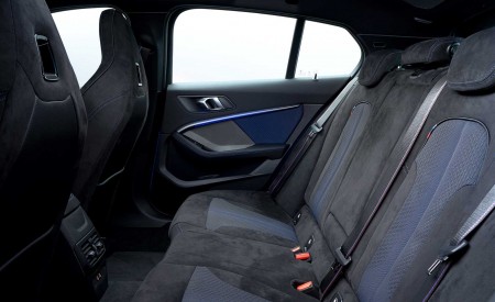 2020 BMW M135i xDrive (Color: Misano Blue Metallic) Interior Rear Seats Wallpapers 450x275 (40)