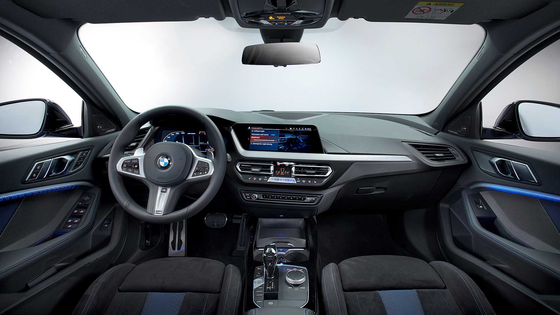 2020 BMW M135i xDrive (Color: Misano Blue Metallic) Interior Wallpapers #50 of 55