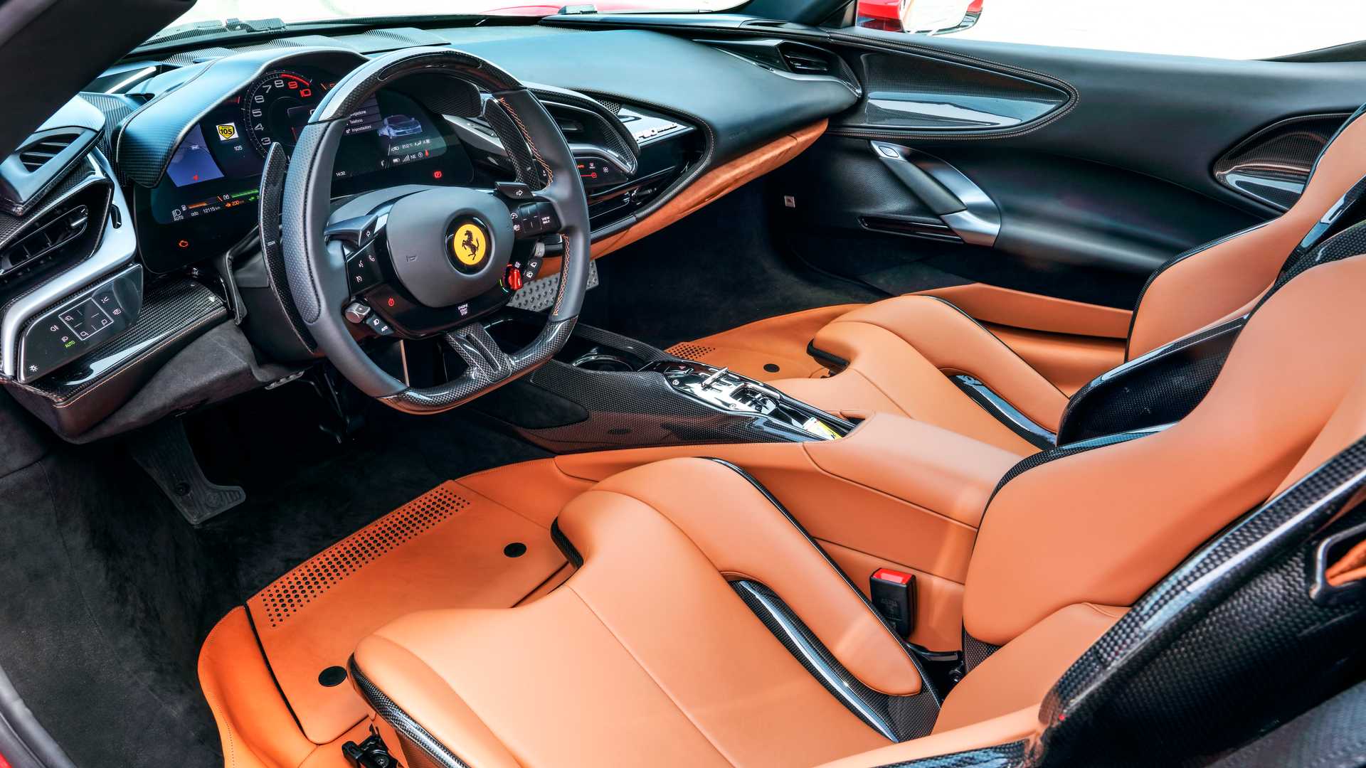 2020 Ferrari SF90 Stradale Interior Cockpit Wallpapers #31 of 70