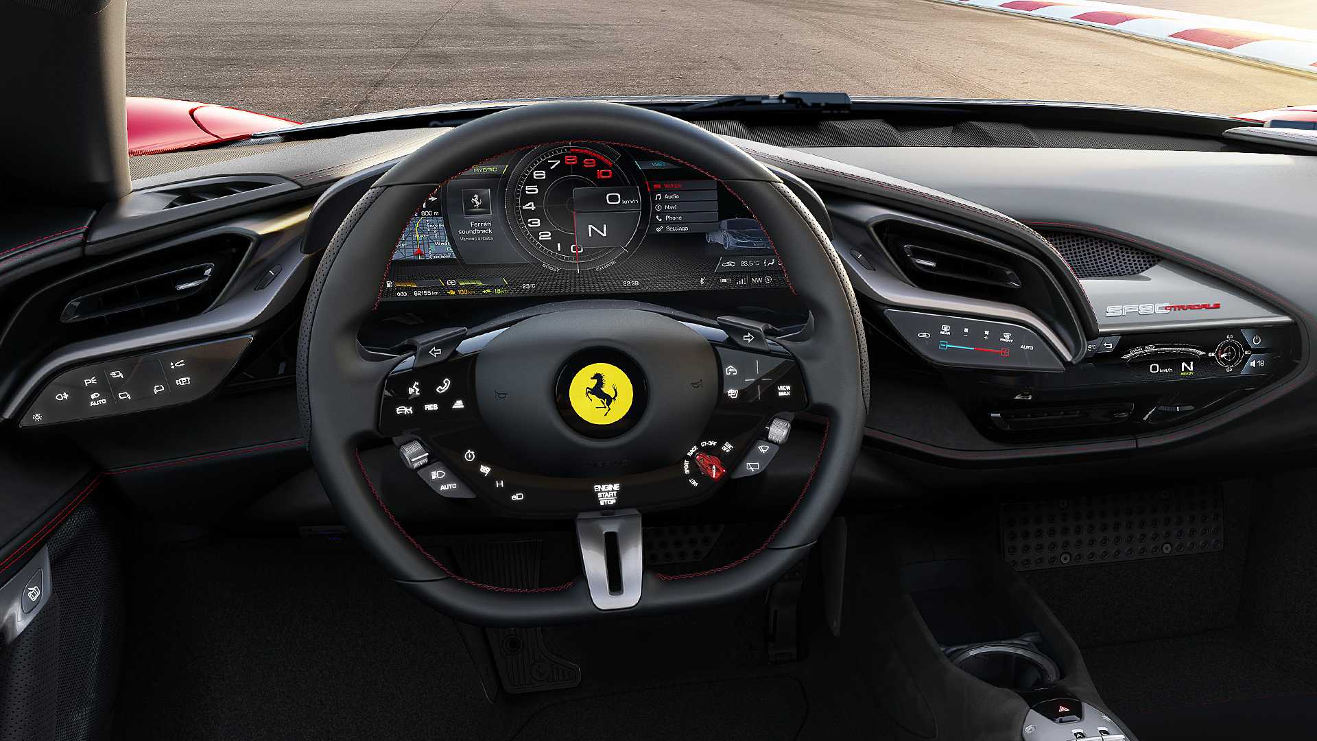 2020 Ferrari SF90 Stradale Interior Steering Wheel Wallpapers #65 of 70