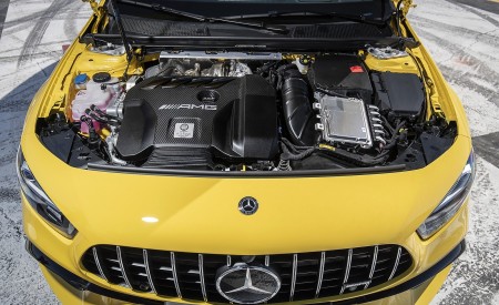 2020 Mercedes-AMG A 45 S 4MATIC+ (Color: Sun Yellow) Engine Wallpapers 450x275 (40)