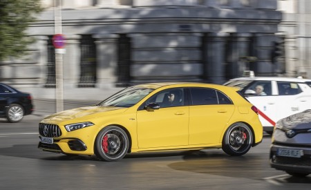 2020 Mercedes-AMG A 45 S 4MATIC+ (Color: Sun Yellow) Front Three-Quarter Wallpapers 450x275 (24)