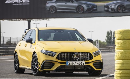 2020 Mercedes-AMG A 45 S 4MATIC+ (Color: Sun Yellow) Front Wallpapers 450x275 (17)