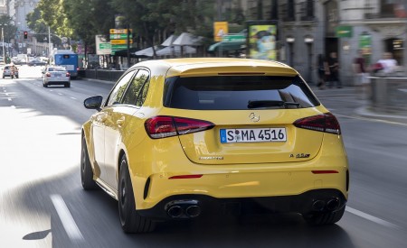 2020 Mercedes-AMG A 45 S 4MATIC+ (Color: Sun Yellow) Rear Wallpapers 450x275 (26)