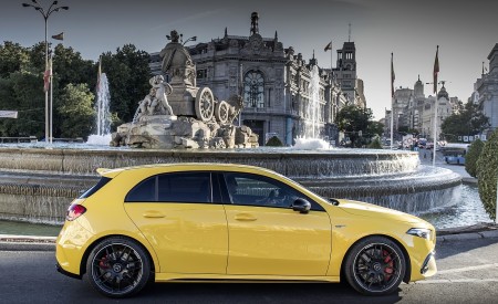 2020 Mercedes-AMG A 45 S 4MATIC+ (Color: Sun Yellow) Side Wallpapers 450x275 (37)