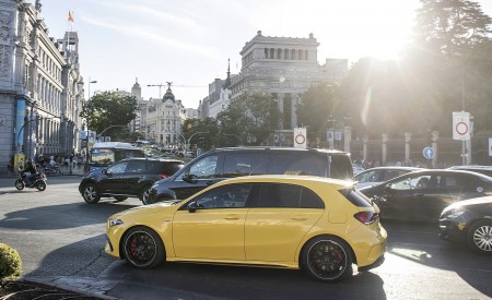 2020 Mercedes-AMG A 45 S 4MATIC+ (Color: Sun Yellow) Side Wallpapers 450x275 (27)