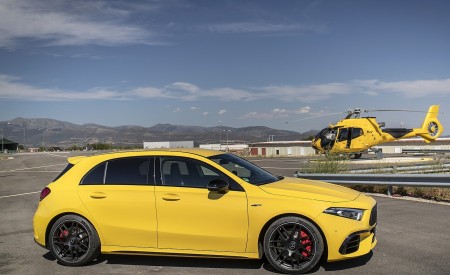2020 Mercedes-AMG A 45 S 4MATIC+ (Color: Sun Yellow) Side Wallpapers 450x275 (38)