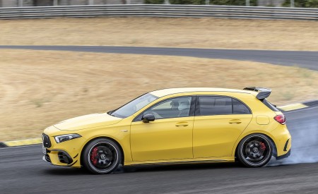 2020 Mercedes-AMG A 45 S 4MATIC+ (Color: Sun Yellow) Side Wallpapers 450x275 (13)