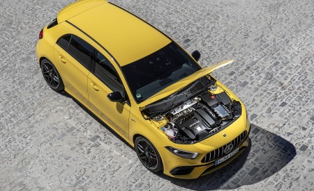 2020 Mercedes-AMG A 45 S 4MATIC+ (Color: Sun Yellow) Top Wallpapers 450x275 (39)