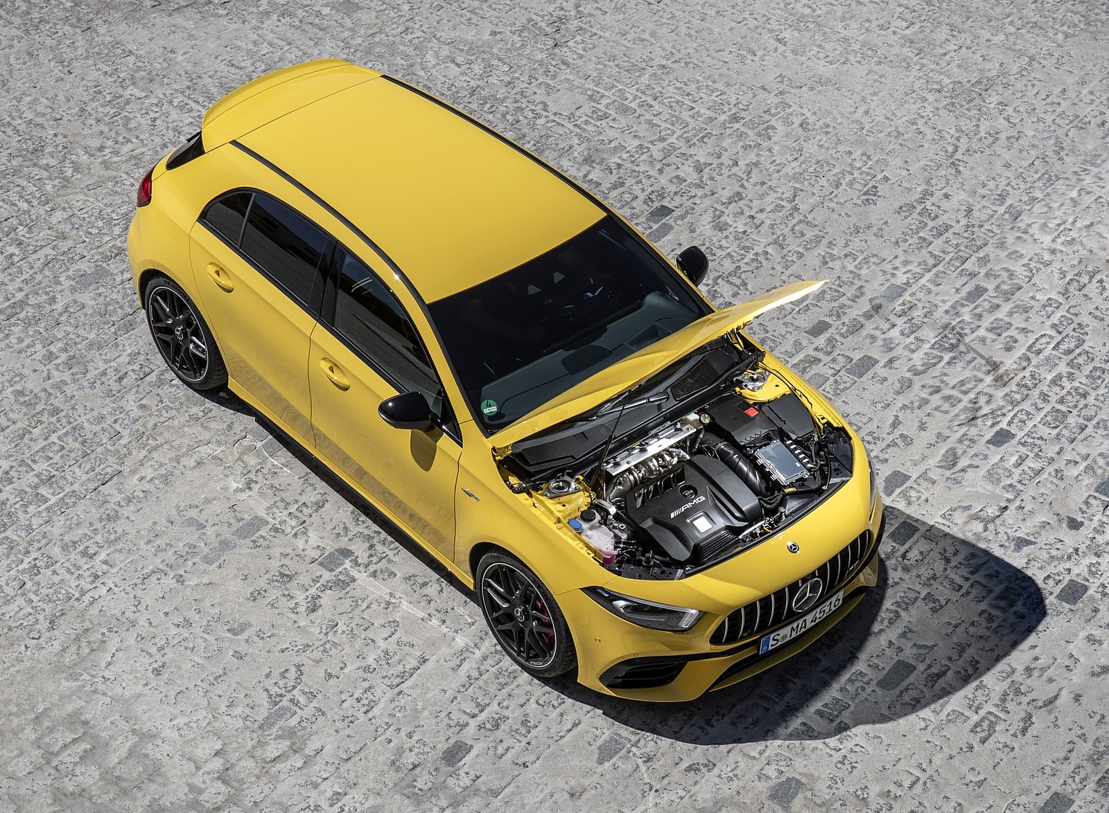 2020 Mercedes-AMG A 45 S 4MATIC+ (Color: Sun Yellow) Top Wallpapers #39 of 88