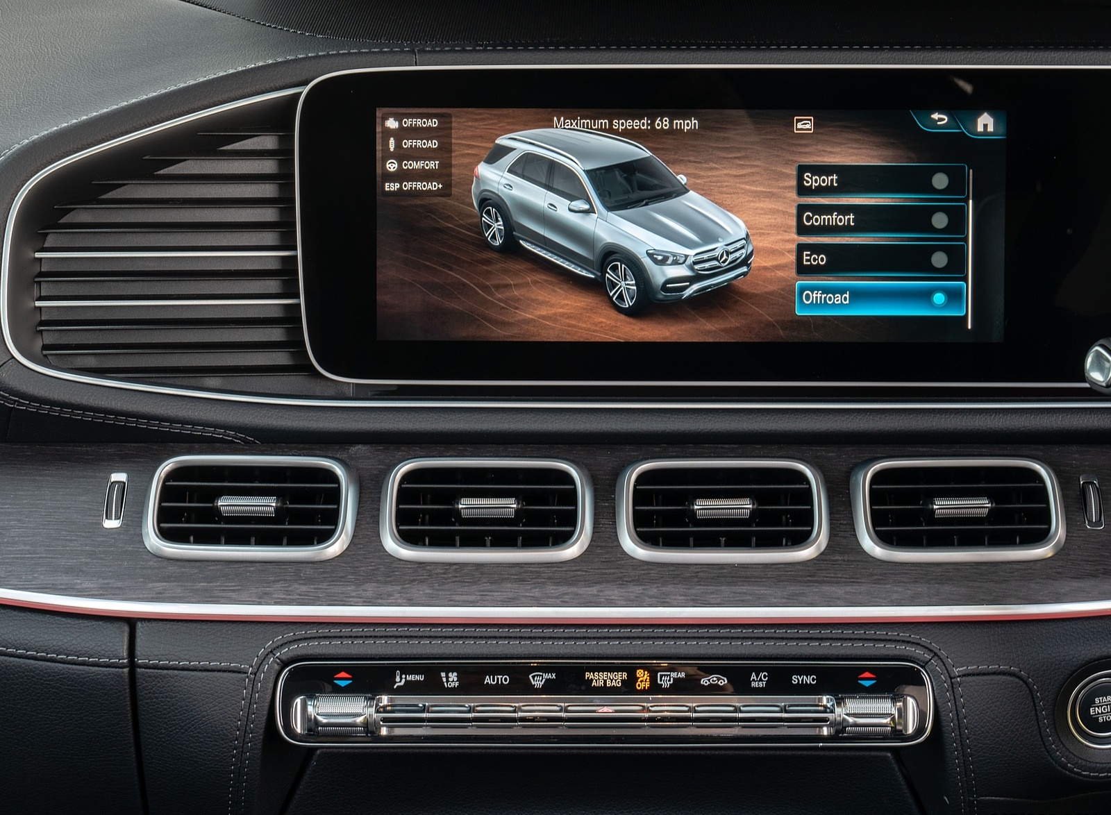 2020 Mercedes-Benz GLE 300d (UK-Spec) Central Console Wallpapers #48 of 55