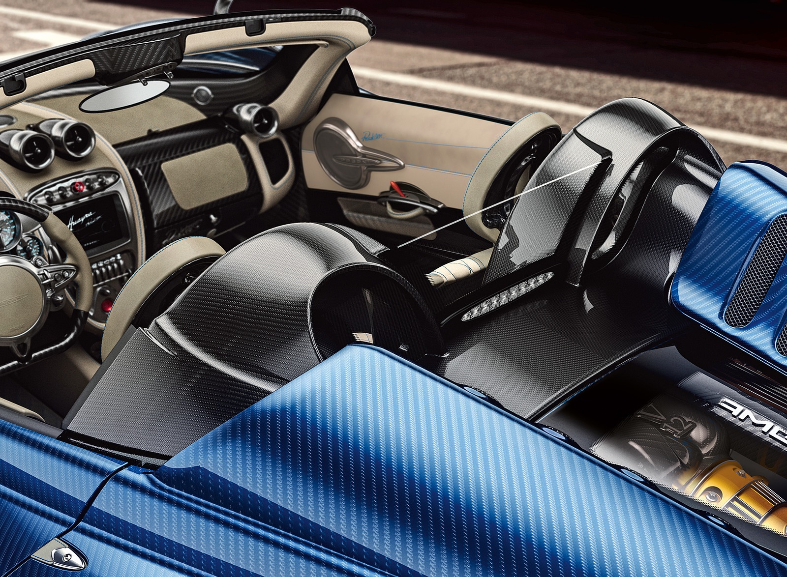 2018 Pagani Huayra Roadster Detail Wallpapers (10)