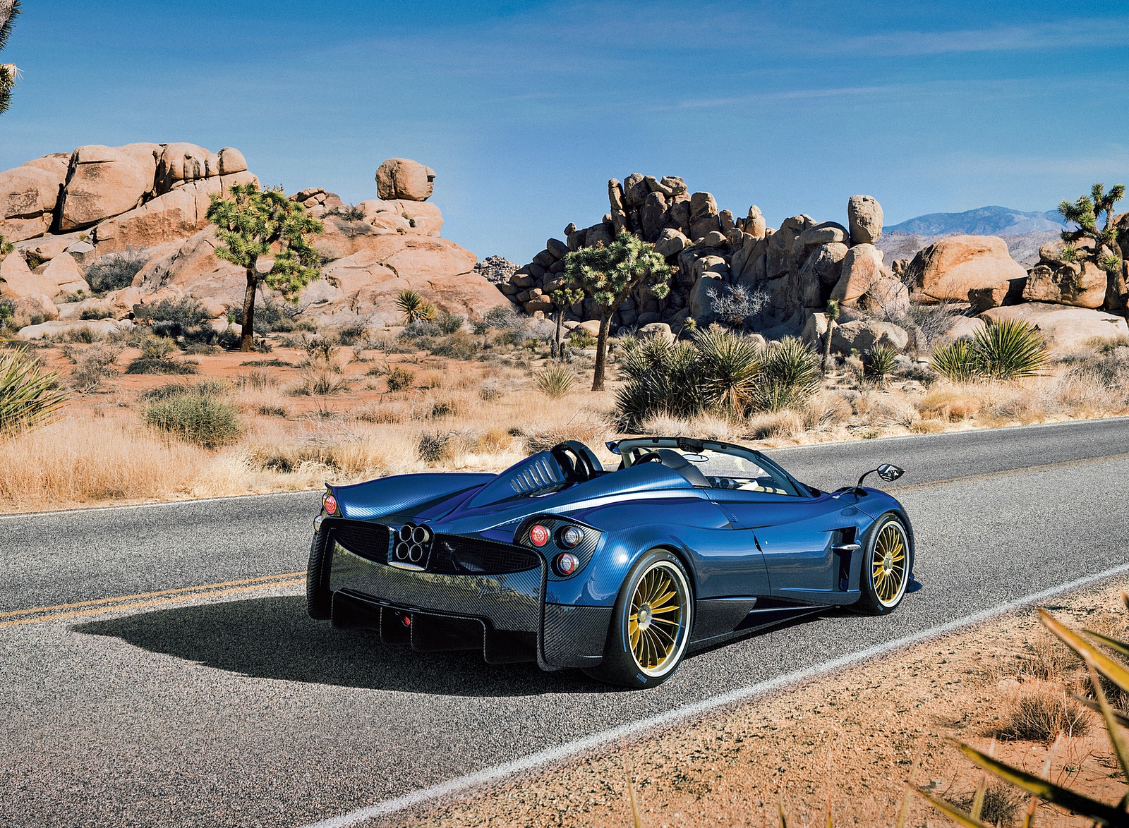 2018 Pagani Huayra Roadster Rear Three-Quarter Wallpapers #2 of 21