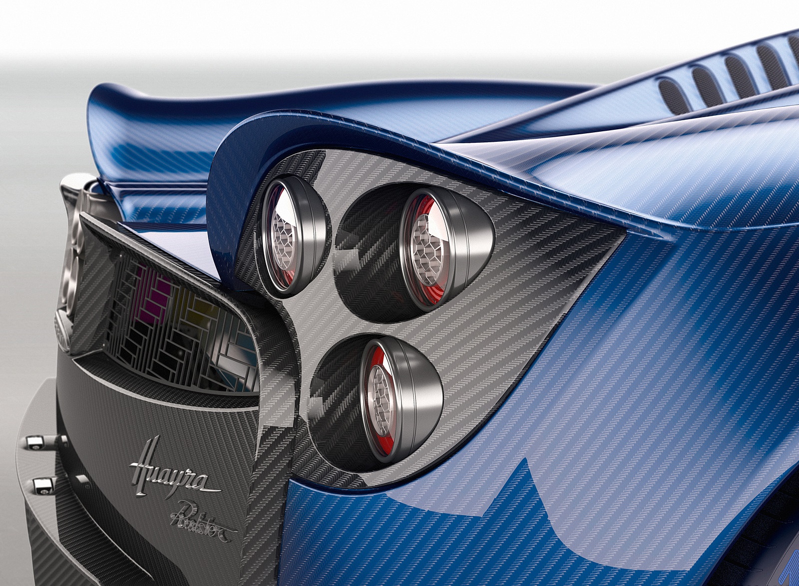 2018 Pagani Huayra Roadster Tail Light Wallpapers (5)