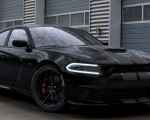 2019 Dodge Charger SRT Hellcat Octane Edition (Color: Pitch Black) Front Three-Quarter Wallpapers 150x120