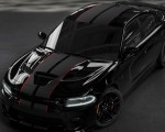 2019 Dodge Charger SRT Hellcat Octane Edition (Color: Pitch Black) Front Three-Quarter Wallpapers 150x120