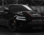 2019 Dodge Charger SRT Hellcat Octane Edition (Color: Pitch Black) Front Three-Quarter Wallpapers 150x120