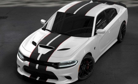 2019 Dodge Charger SRT Hellcat Octane Edition (Color: White Knuckle) Front Three-Quarter Wallpapers 450x275 (3)