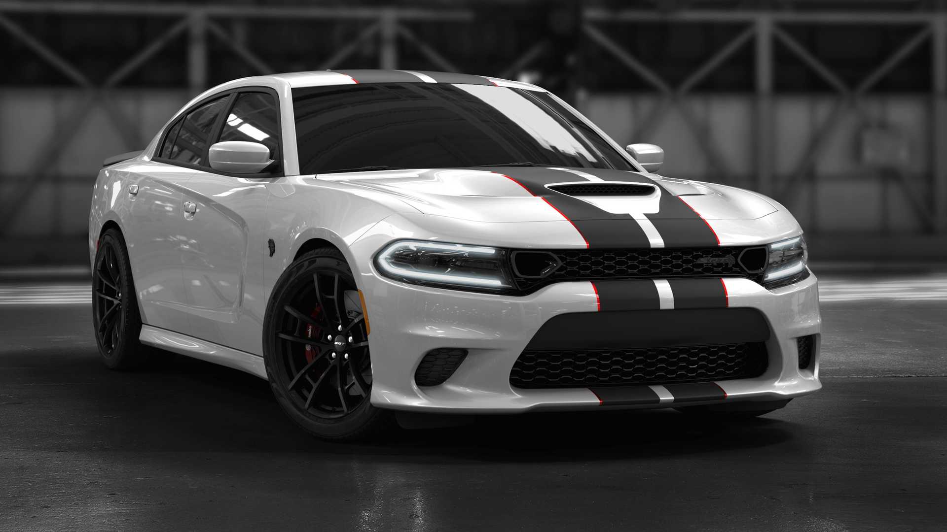 2019 Dodge Charger SRT Hellcat Octane Edition (Color: White Knuckle) Front Three-Quarter Wallpapers #1 of 9