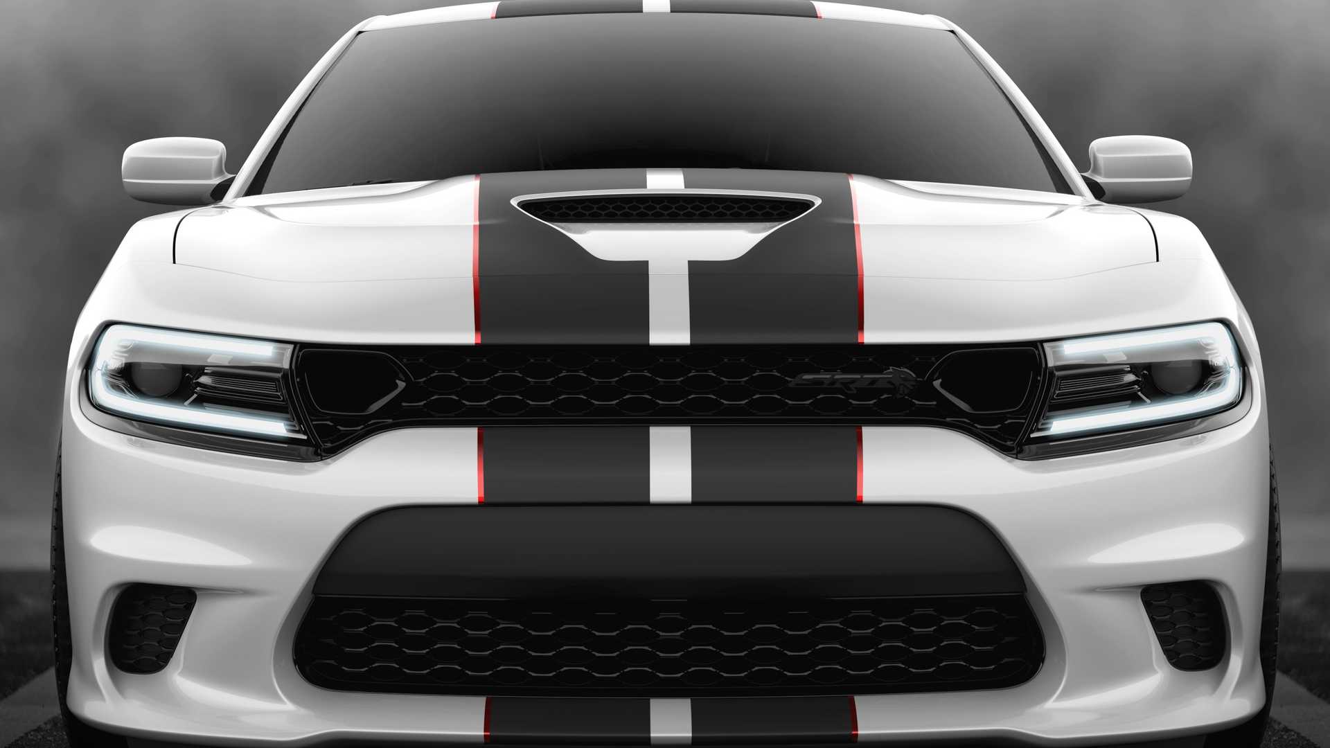 2019 Dodge Charger SRT Hellcat Octane Edition (Color: White Knuckle) Front Wallpapers #4 of 9