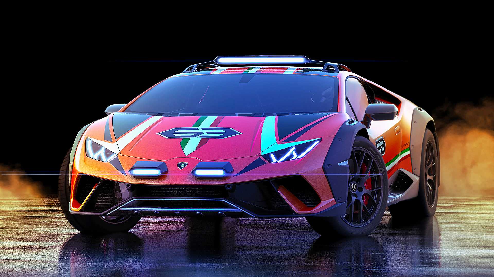 2019 Lamborghini Huracán Sterrato Concept Front Wallpapers (5)