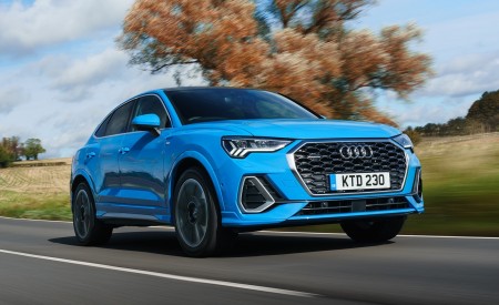 2020 Audi Q3 Sportback 45 TFSI quattro (UK-Spec) Front Three-Quarter Wallpapers 450x275 (3)